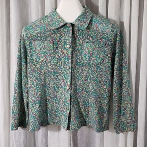 No name size 10 button down blouse
